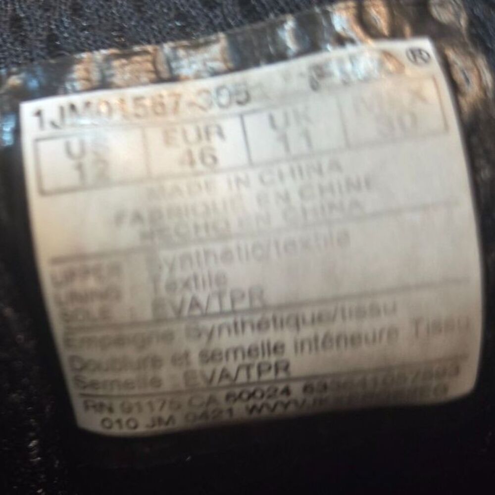 Fila at Peake 23 Trail Walking Shoes Mens Size 12 Grey Black Orange